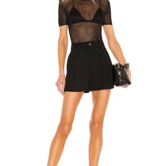 Vince. Pleat Front Short Women’s Size 2‎ Black MSRP $245 - Picture 13 of 13